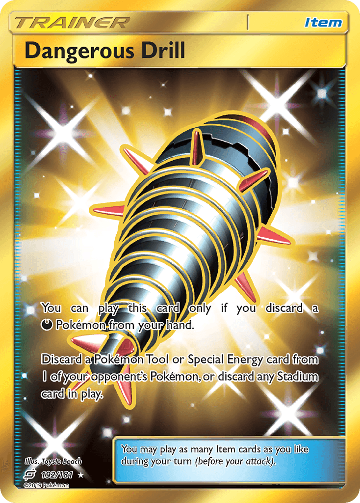 Dangerous Drill 寶可夢 card