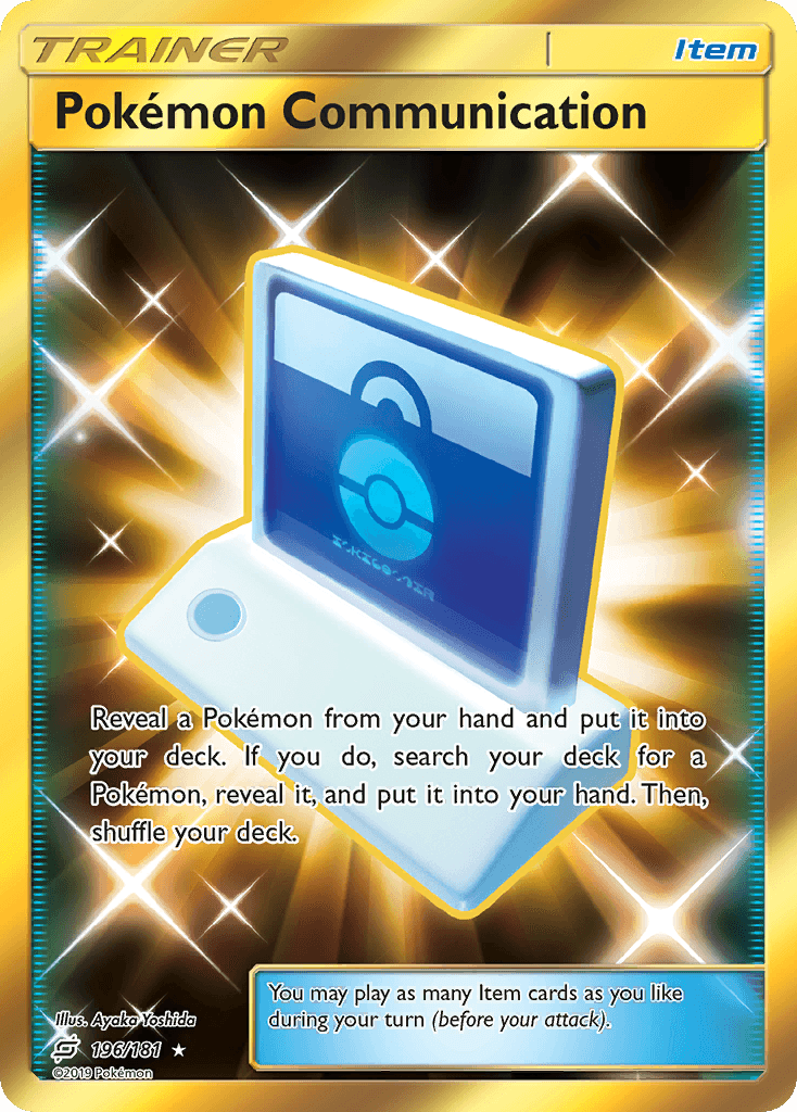 Pokémon Communication Team Up card
