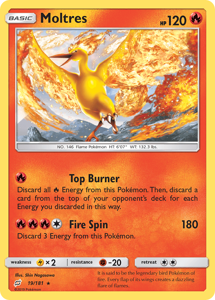 Moltres 寶可夢 card