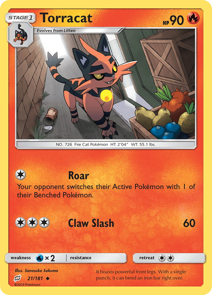 Torracat Team Up card
