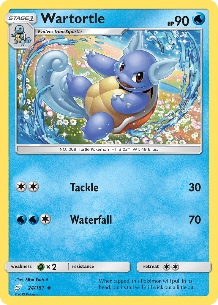 Wartortle Team Up card