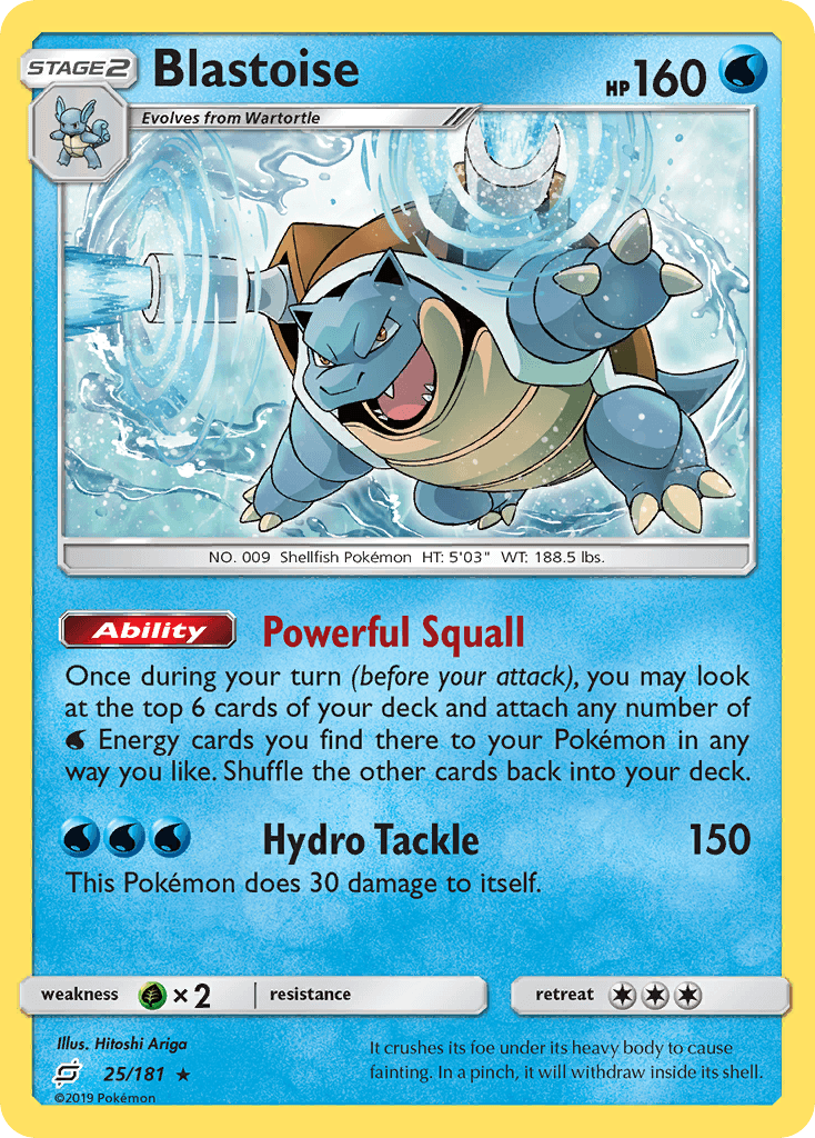 Blastoise 寶可夢 card