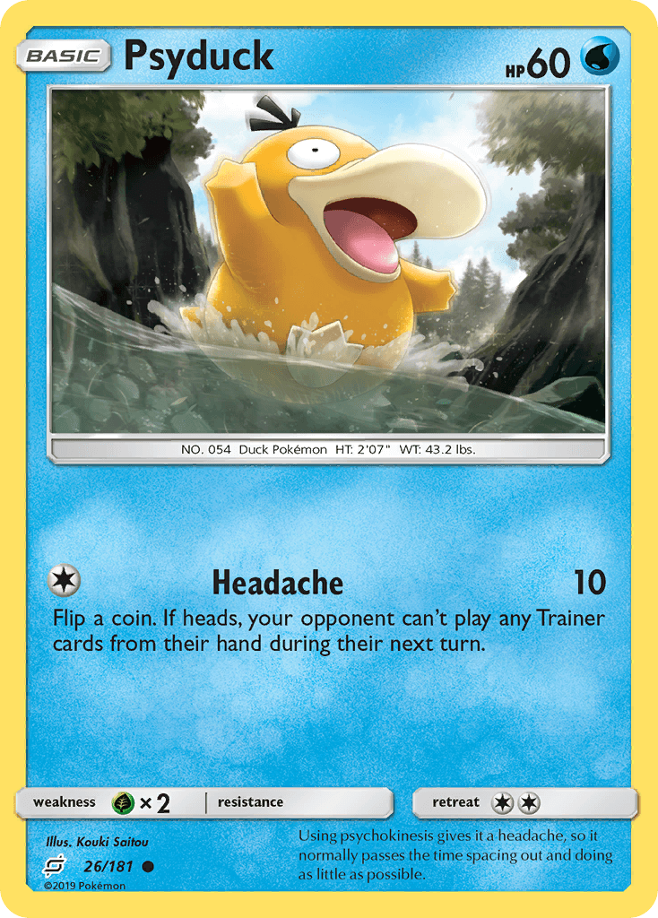 Psyduck Team Up card