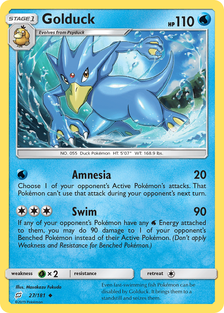 Golduck Team Up card