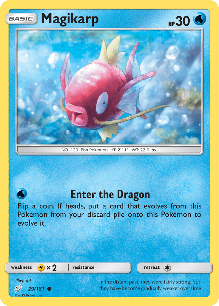 Magikarp Team Up card