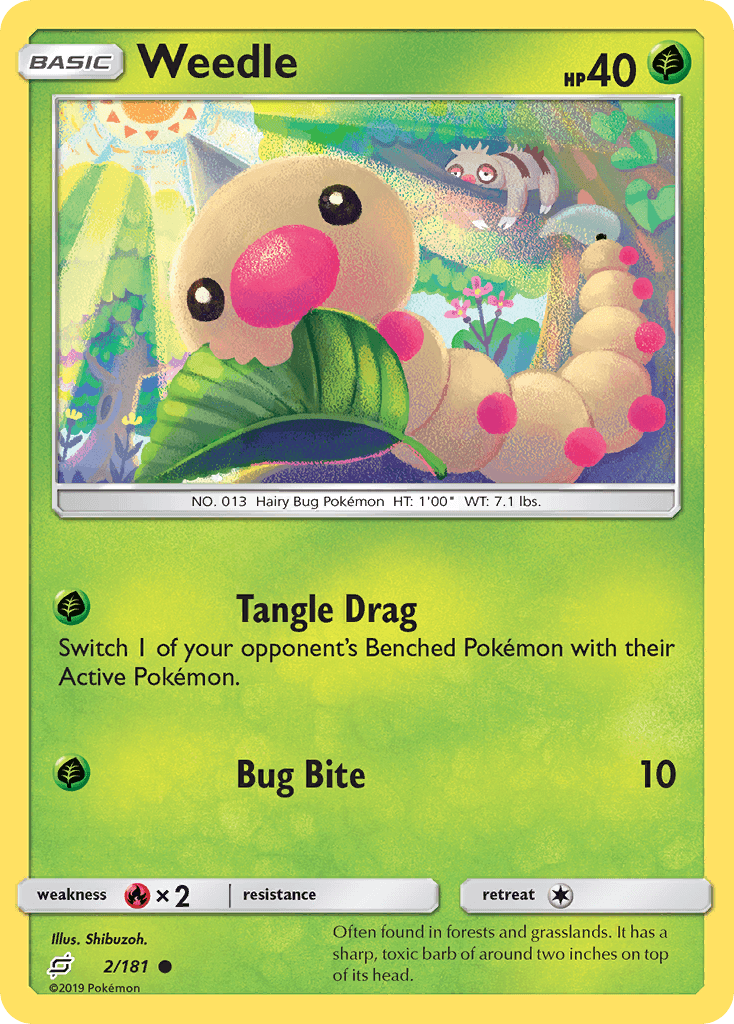 Weedle 寶可夢 card