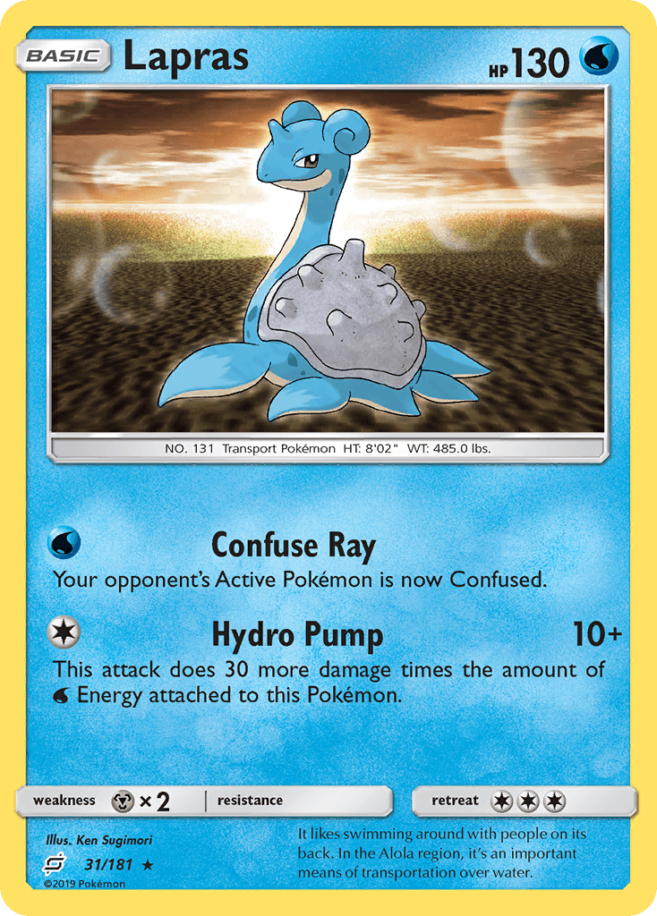 Lapras Team Up card