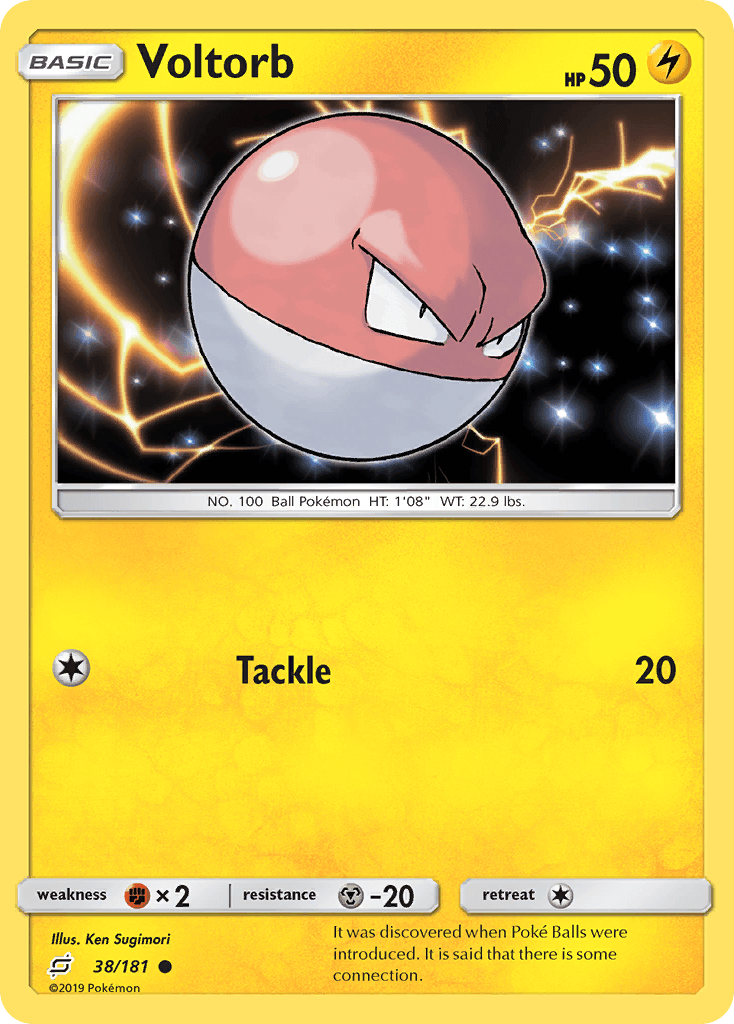 Voltorb Team Up card