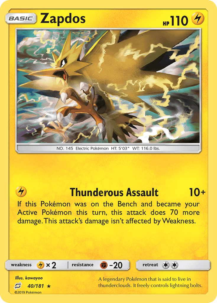 Zapdos 寶可夢 card