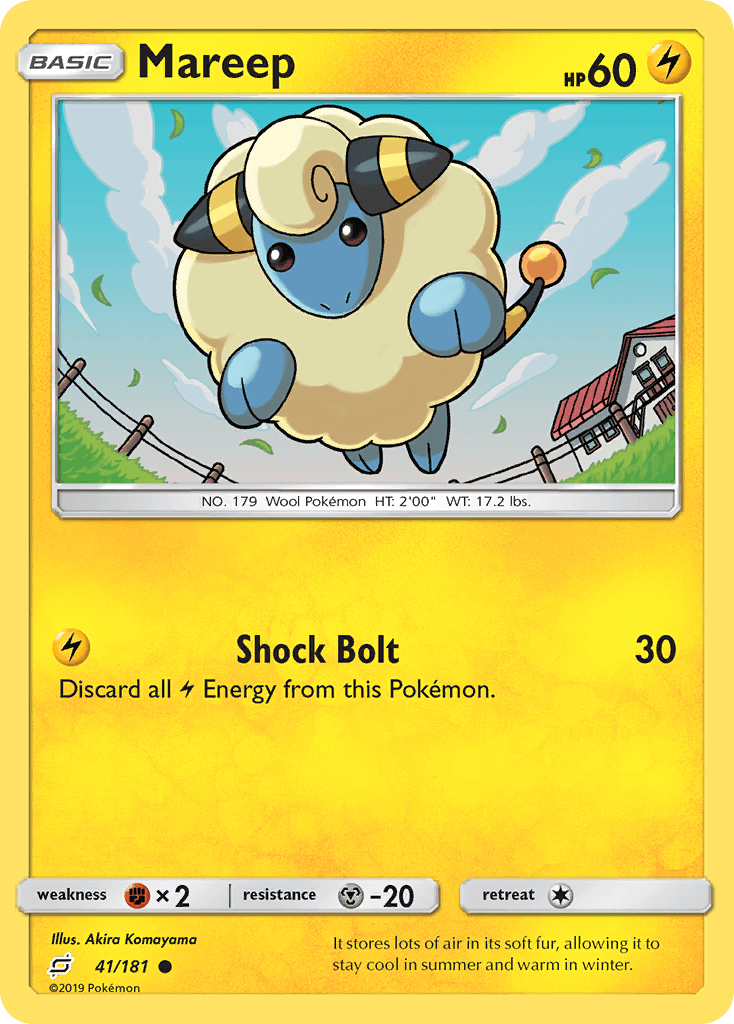 Mareep Team Up card