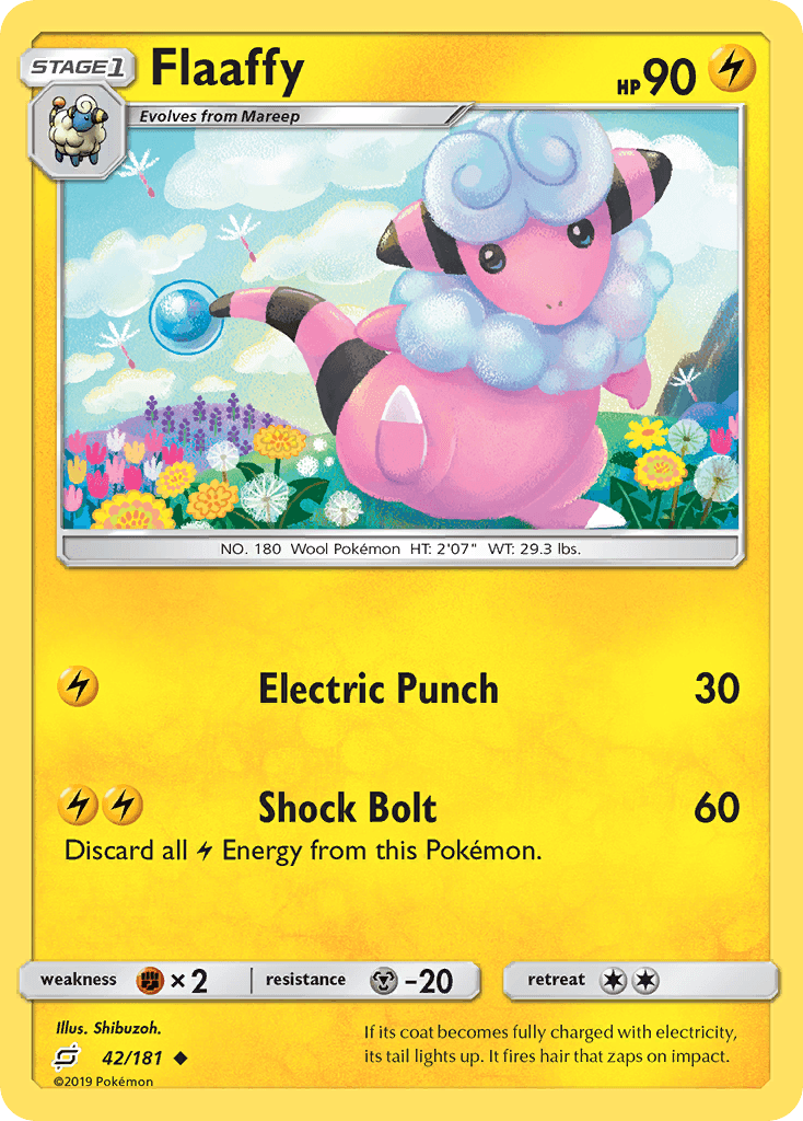 Flaaffy Team Up card
