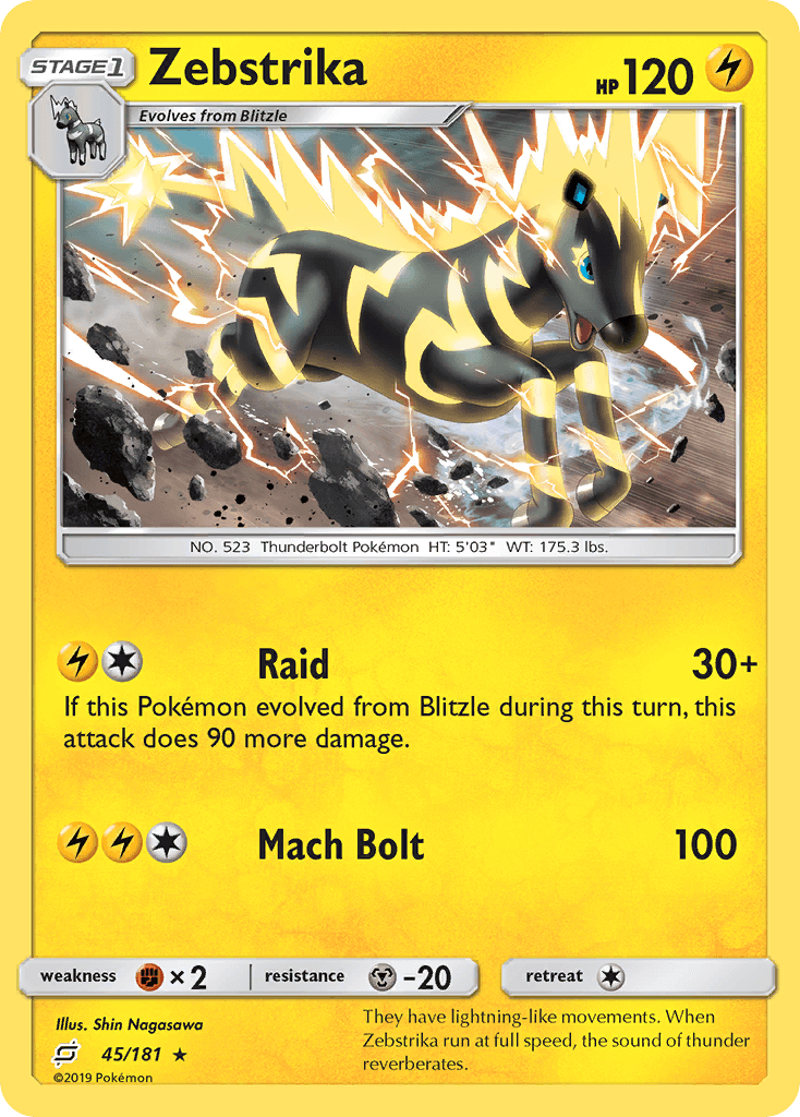 Zebstrika Team Up card