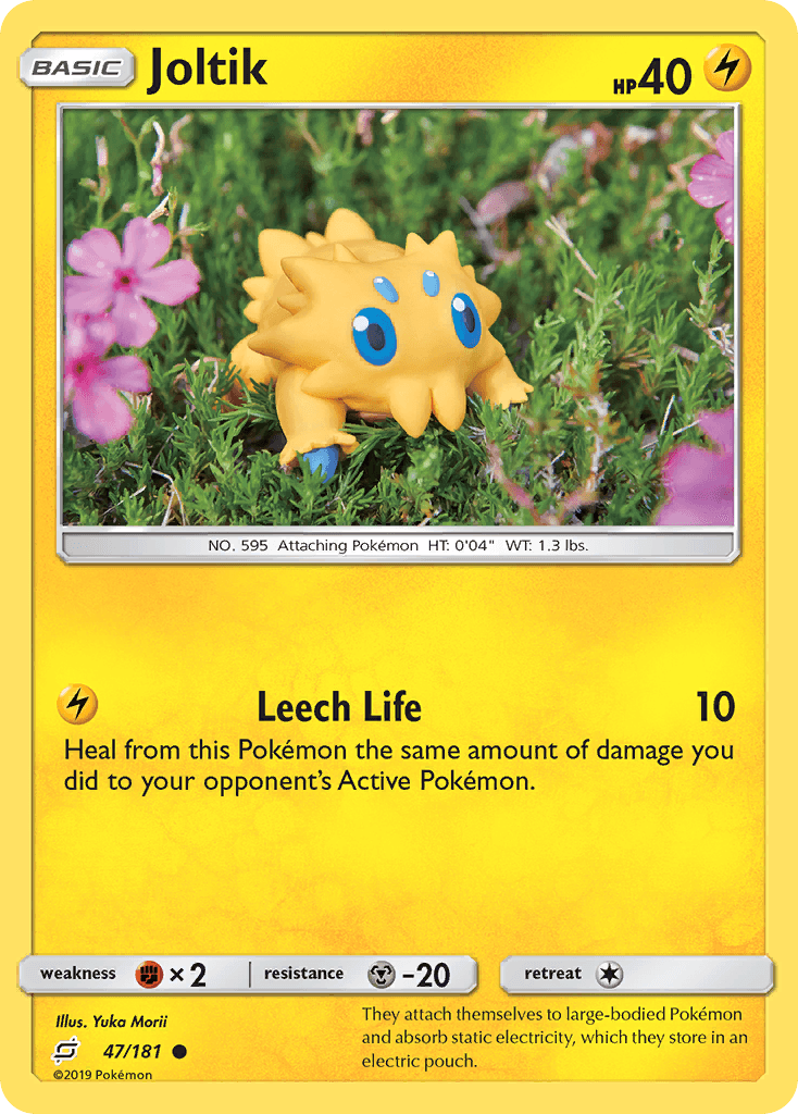 Joltik Team Up card