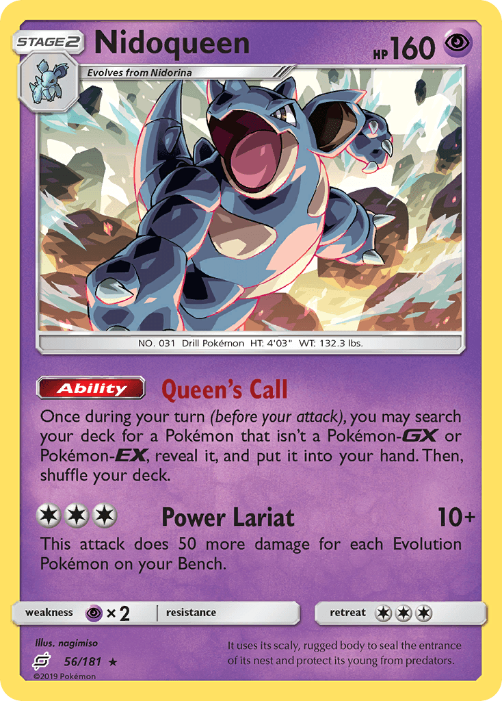 Nidoqueen Team Up card