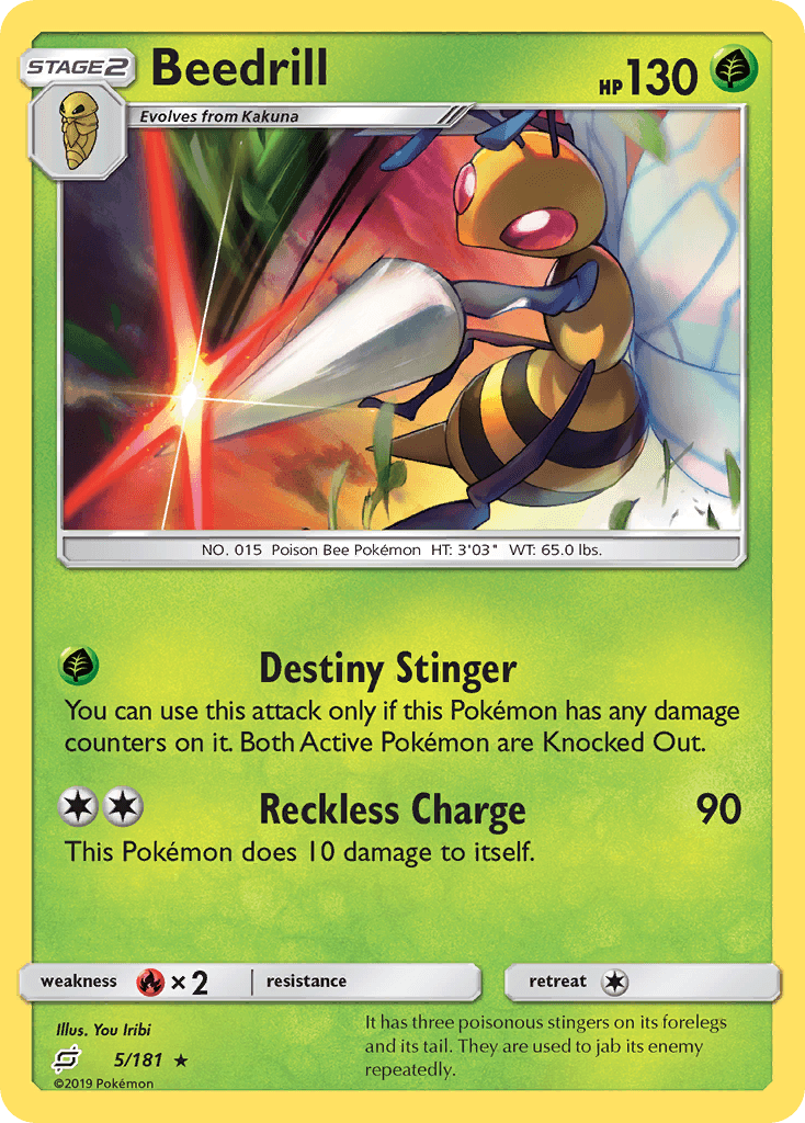 Beedrill Team Up card