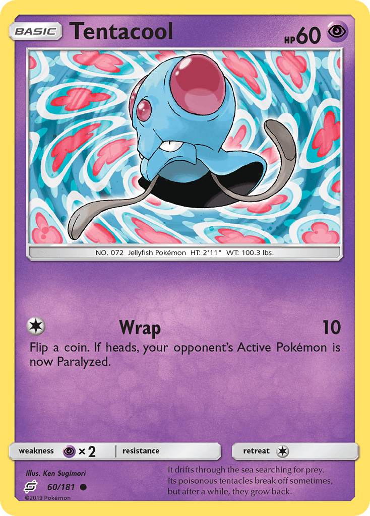 Tentacool Team Up card