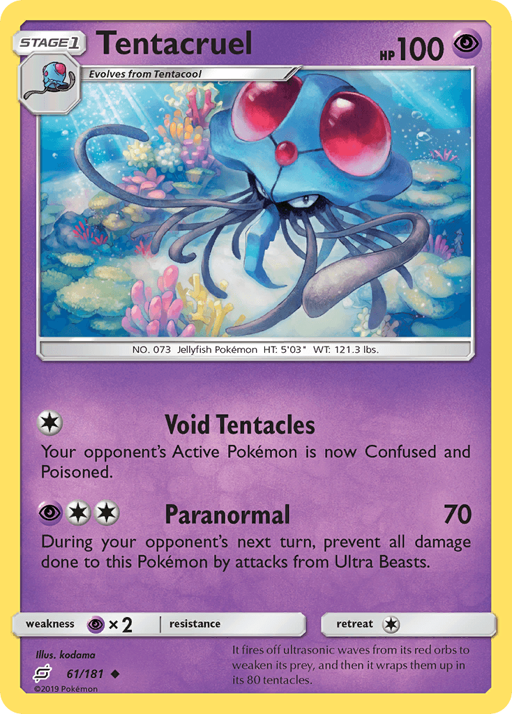 Tentacruel Team Up card