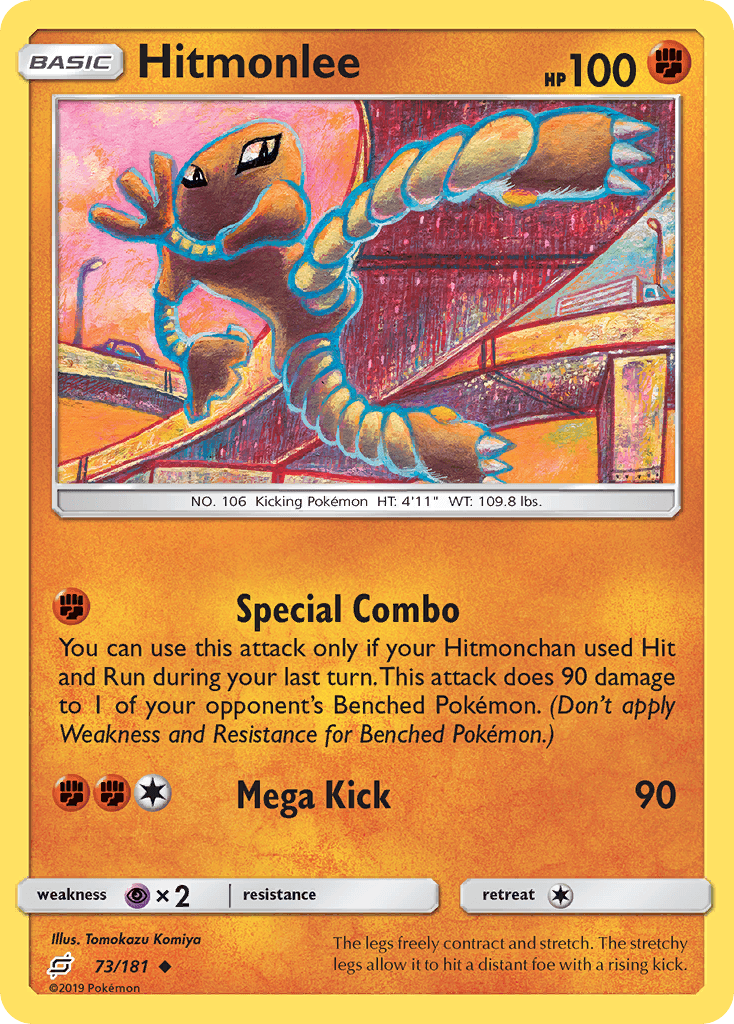 Hitmonlee Team Up card