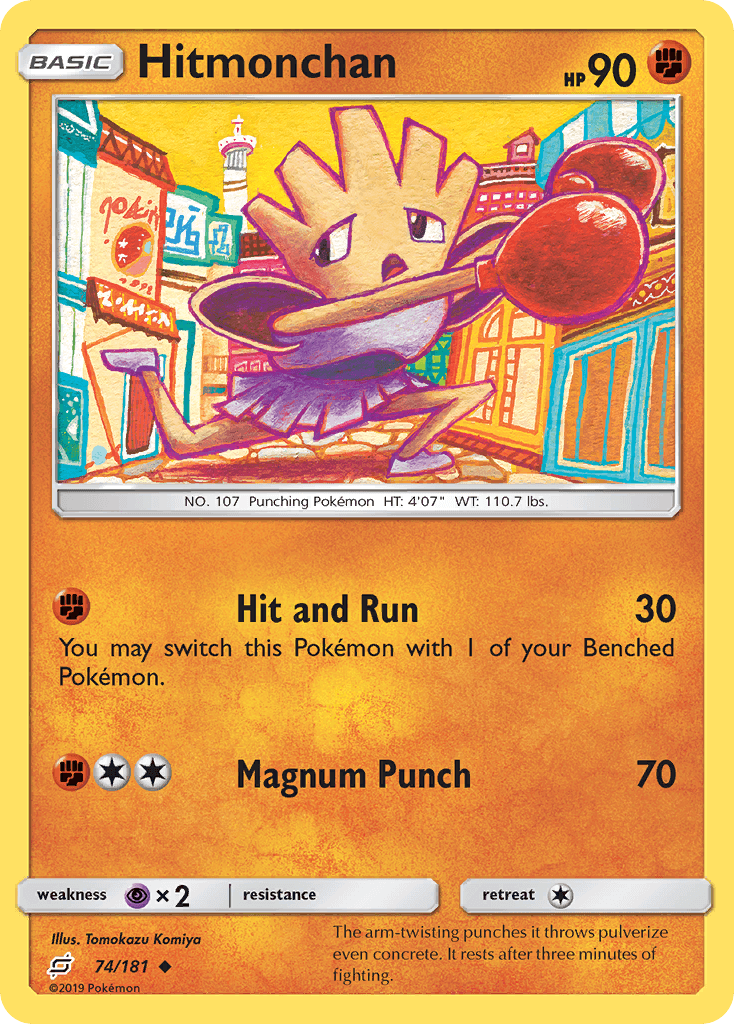 Hitmonchan Team Up card