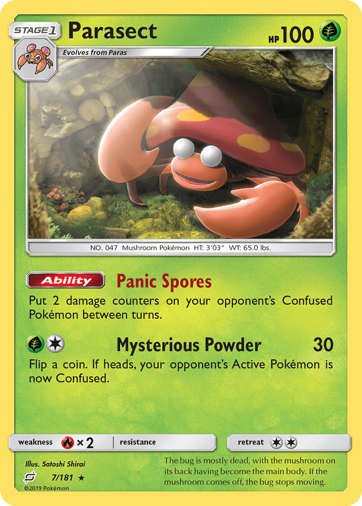 Parasect 寶可夢 card