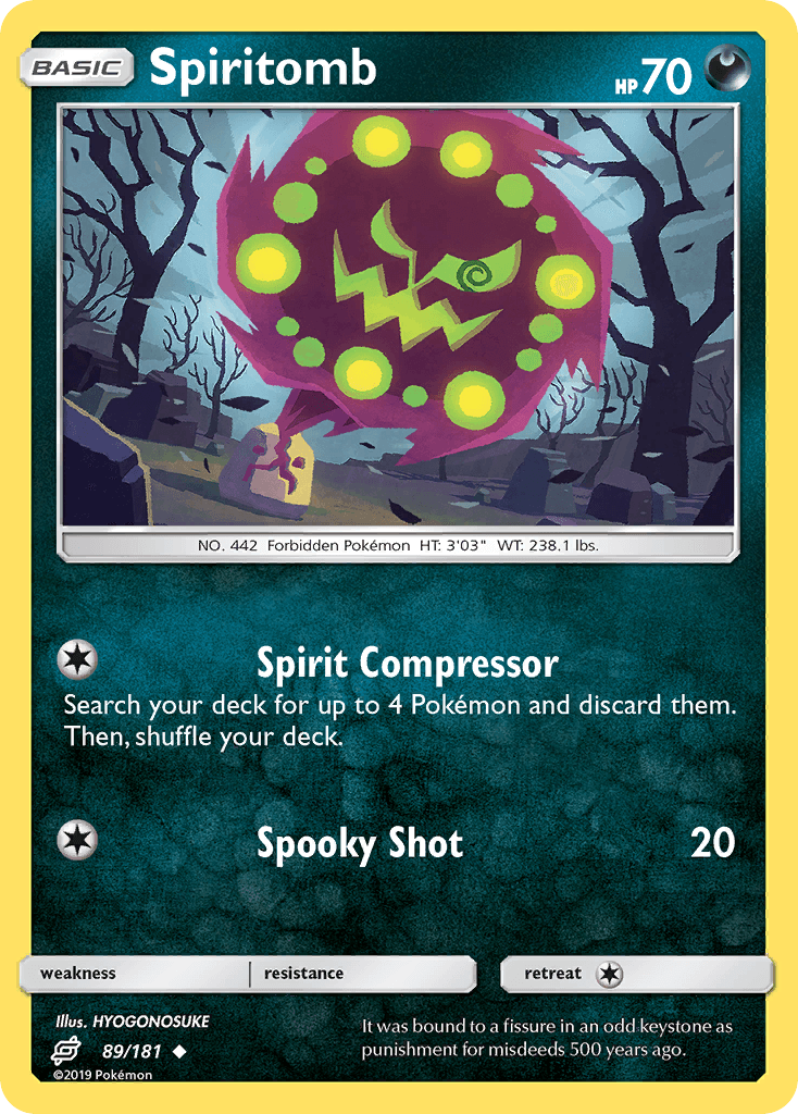 Spiritomb Team Up card