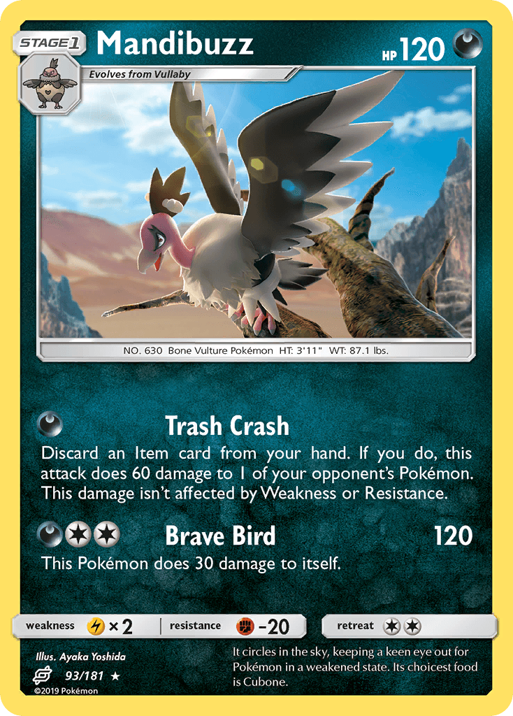 Mandibuzz 寶可夢 card