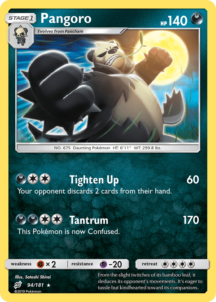 Pangoro 寶可夢 card