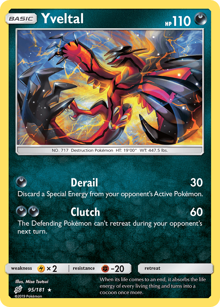 Yveltal Team Up card