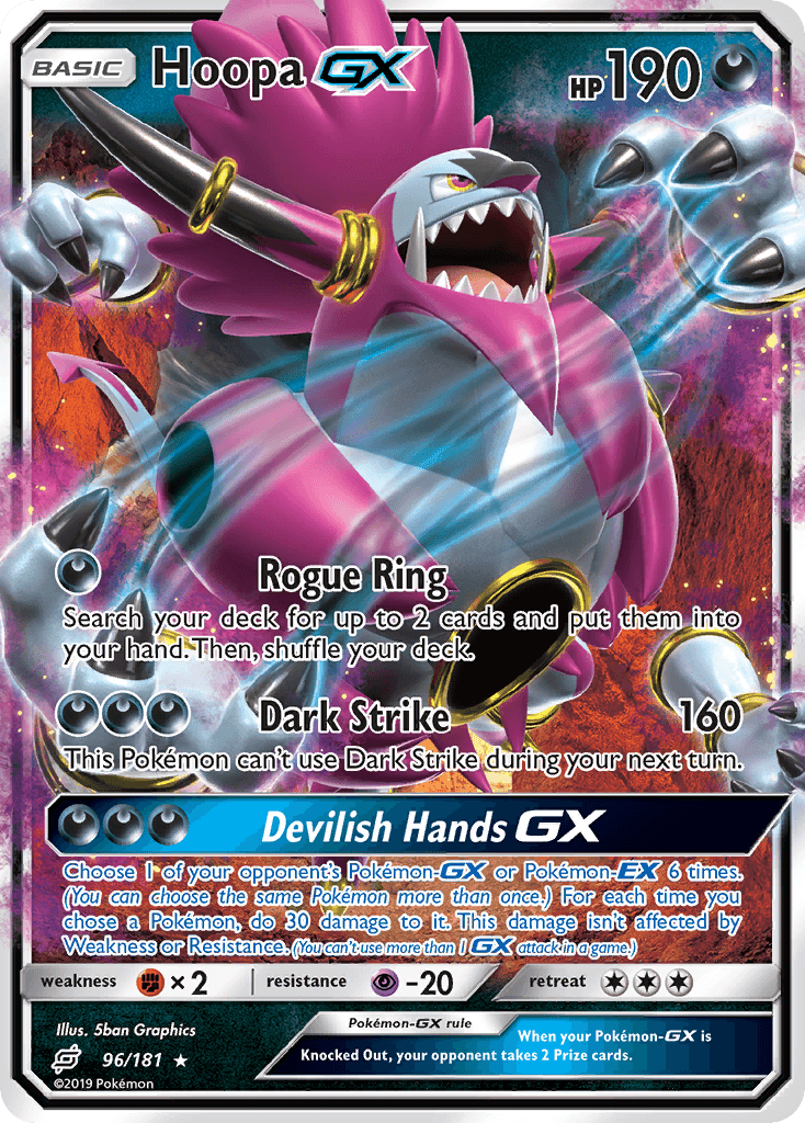 Hoopa-GX Team Up card