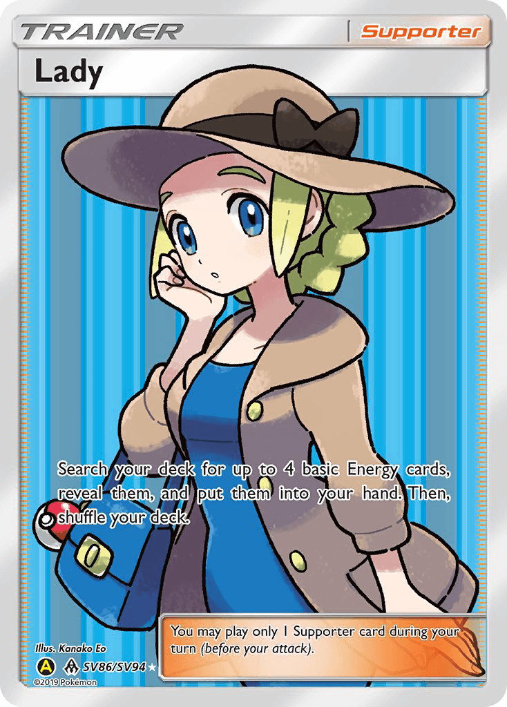 Lady Hidden Fates Shiny Vault card