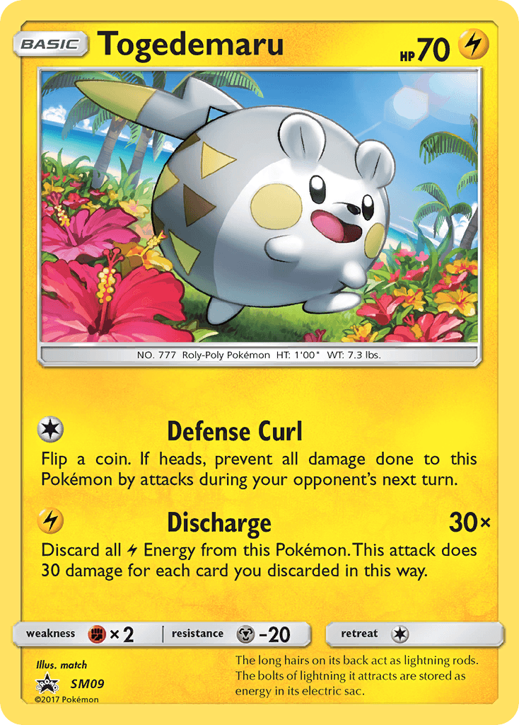 Togedemaru SM Black Star Promos card