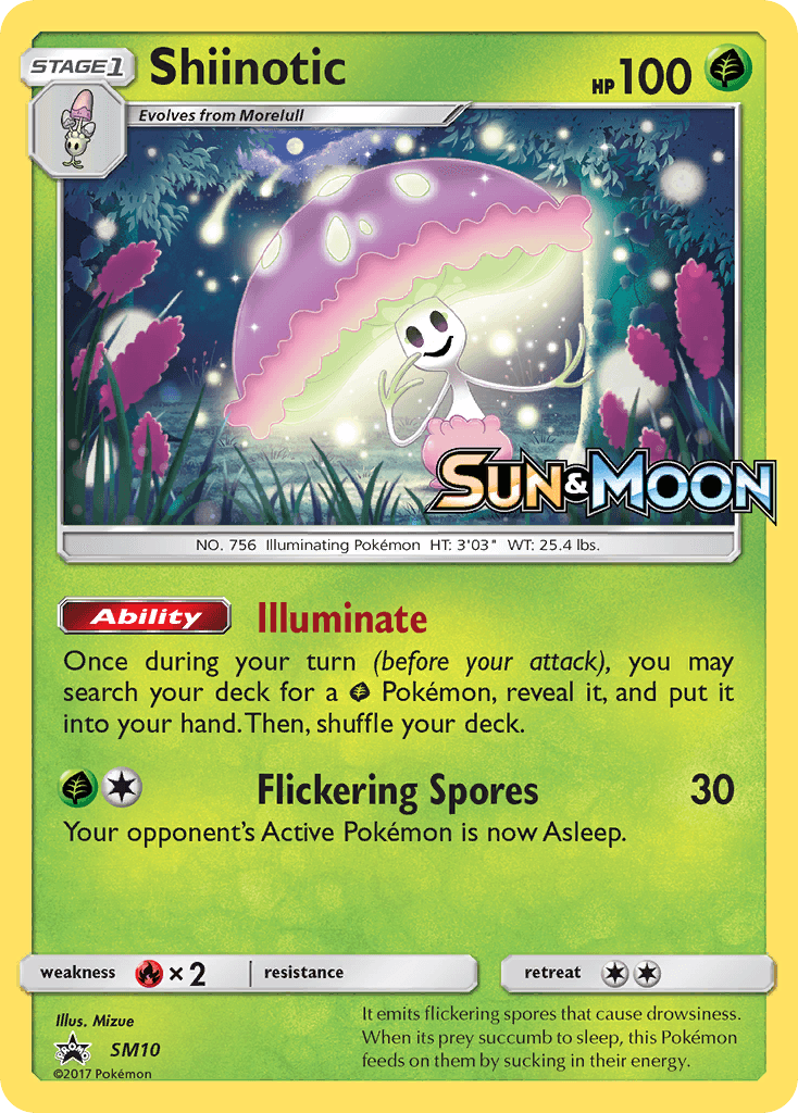 Shiinotic SM Black Star Promos card
