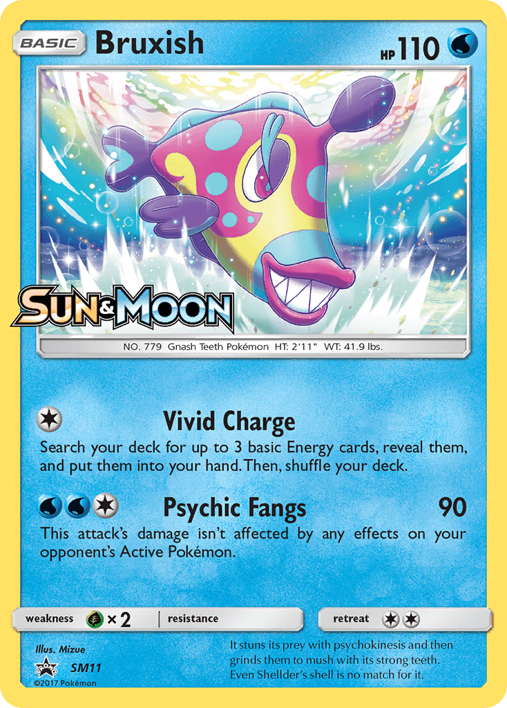 Bruxish SM Black Star Promos card