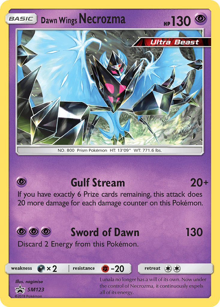 Dawn Wings Necrozma SM Black Star Promos card