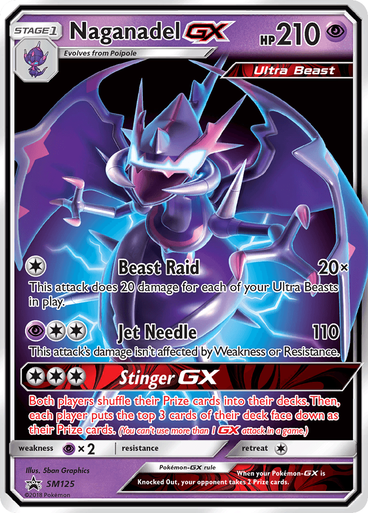 Naganadel-GX SM Black Star Promos card