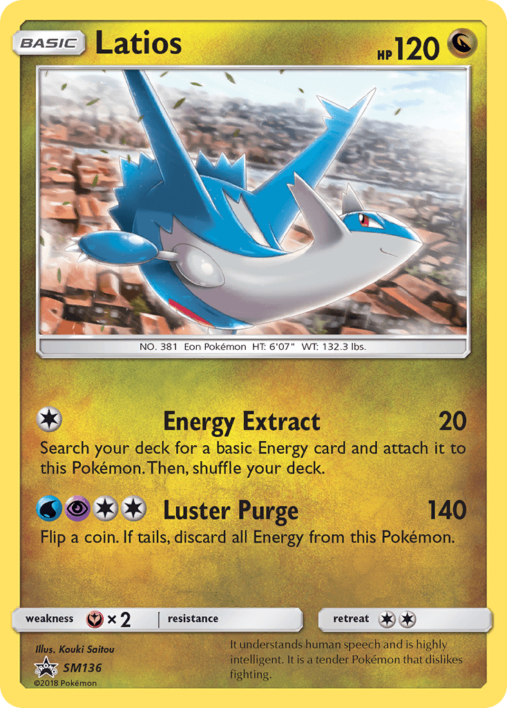 Latios SM Black Star Promos card