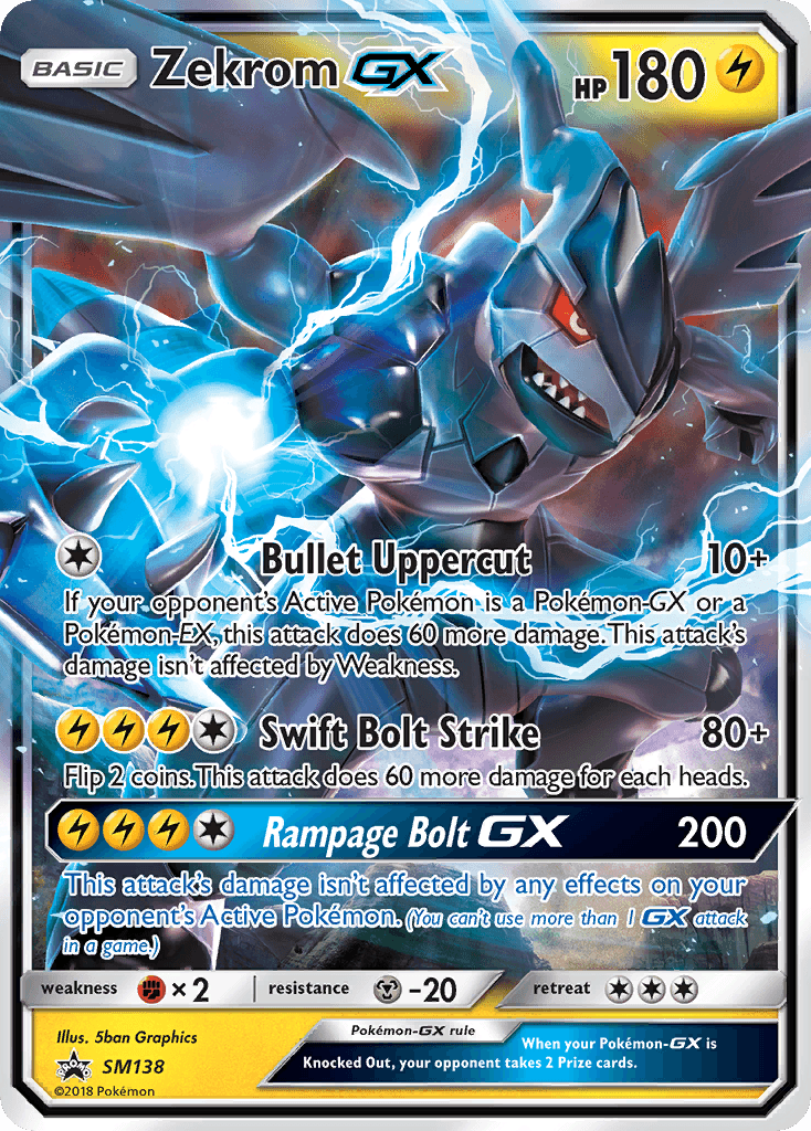 Zekrom-GX SM Black Star Promos card