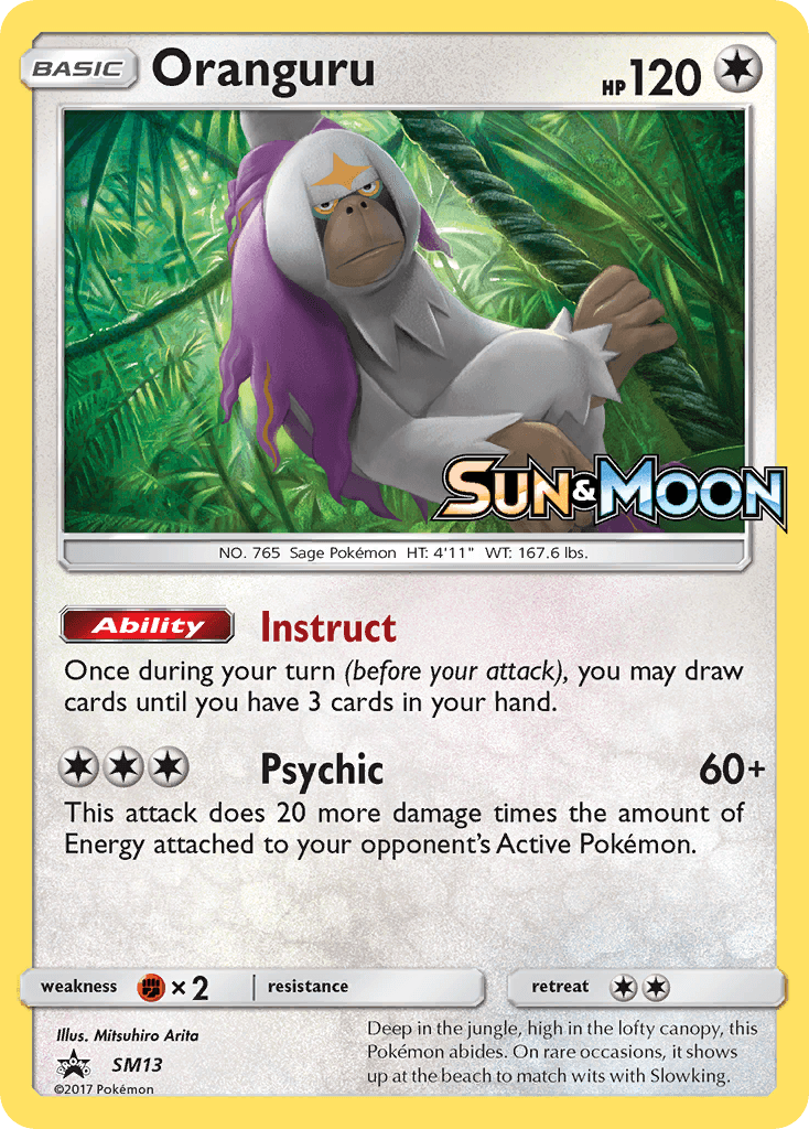 Oranguru SM Black Star Promos card