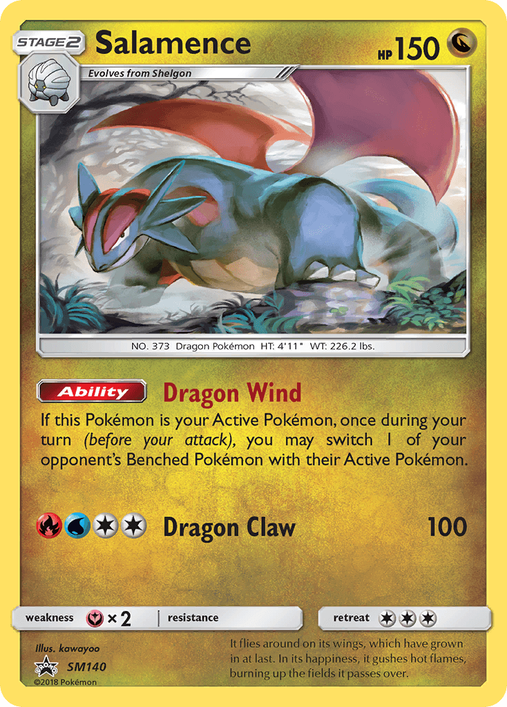 Salamence SM Black Star Promos card