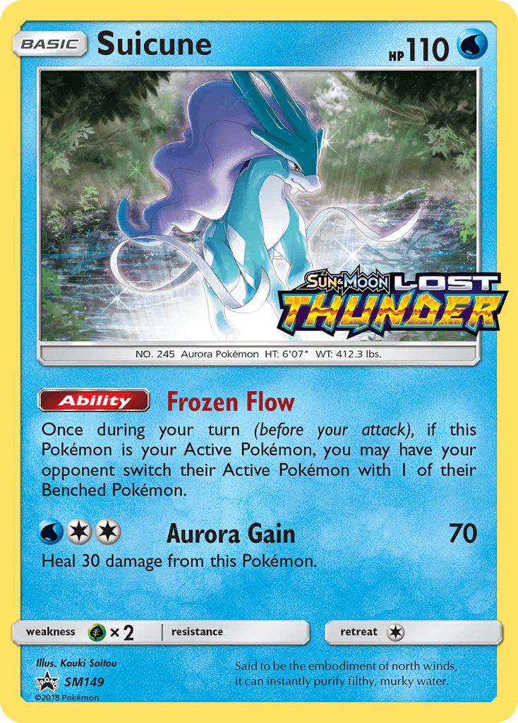 Suicune SM Black Star Promos card
