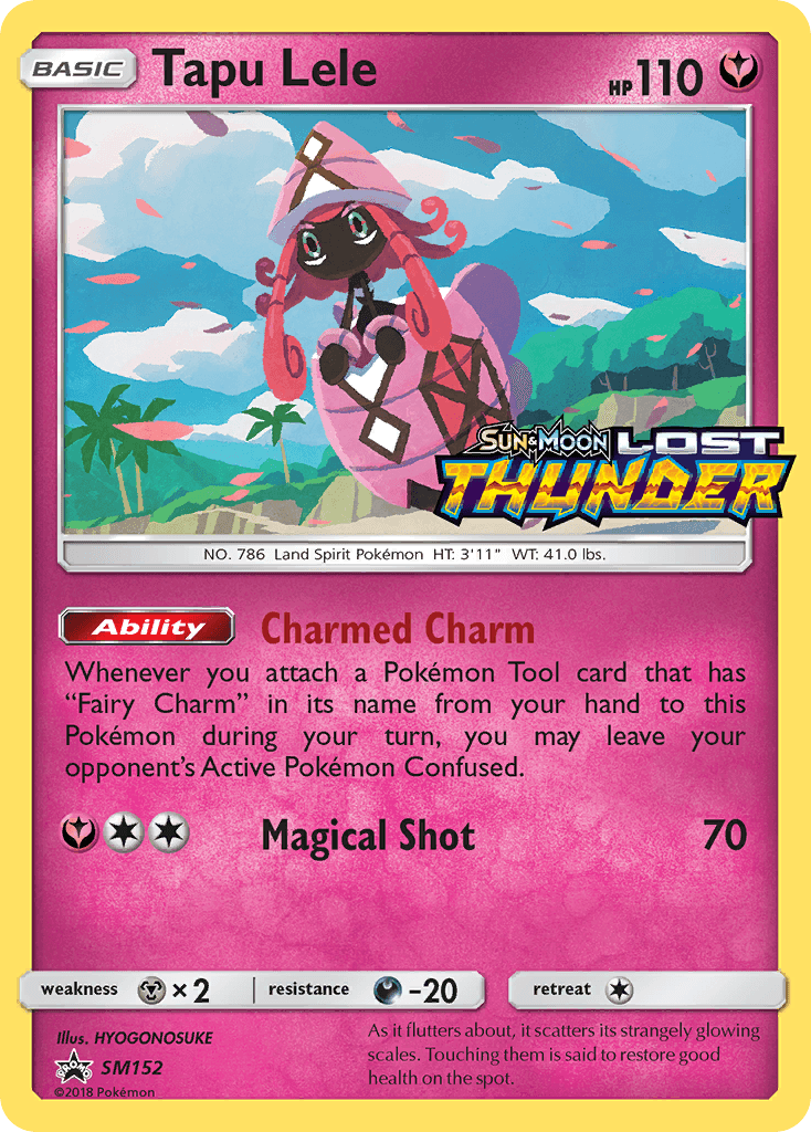 Tapu Lele SM Black Star Promos card