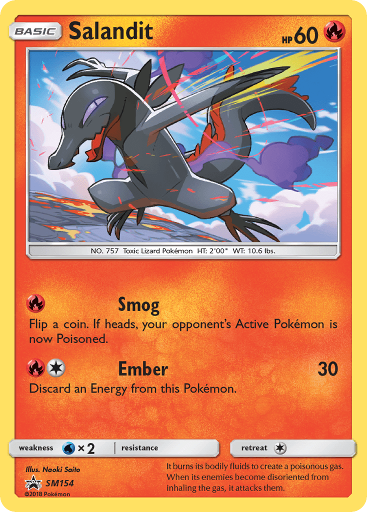 Salandit SM Black Star Promos card