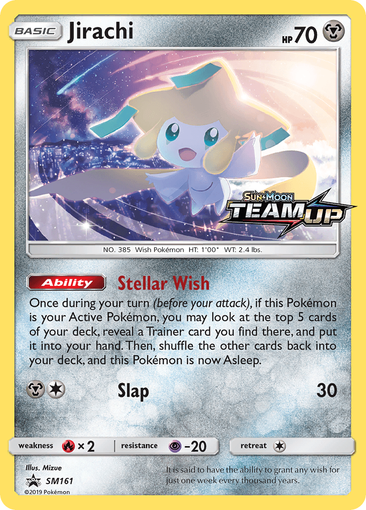 Jirachi SM Black Star Promos card