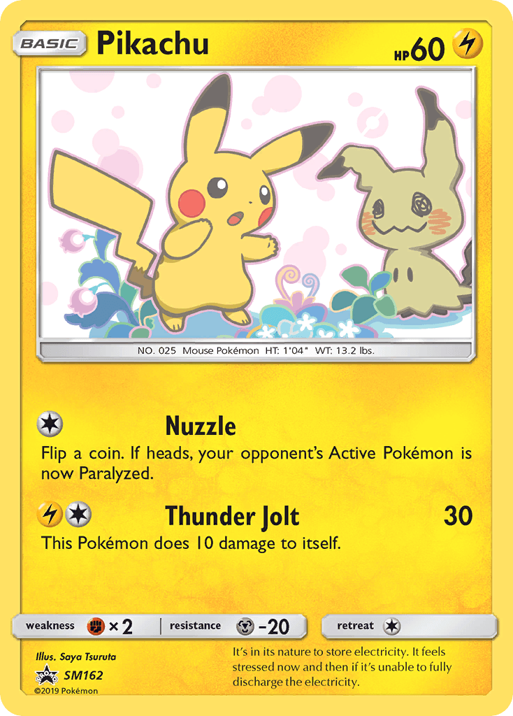 Pikachu SM Black Star Promos card