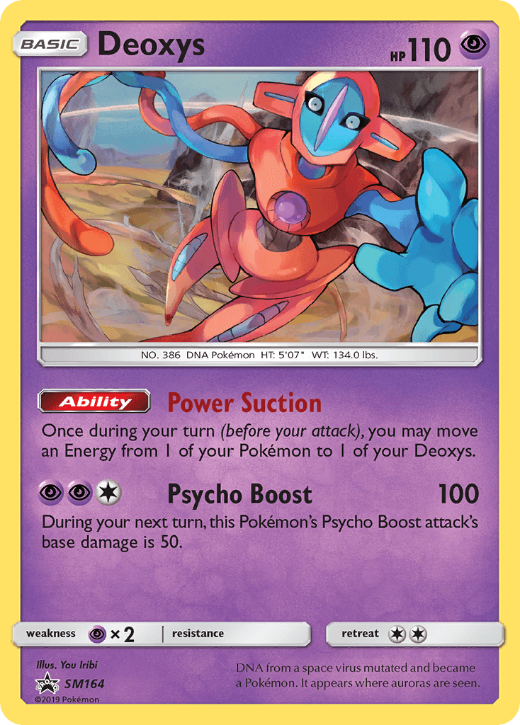 Deoxys SM Black Star Promos card