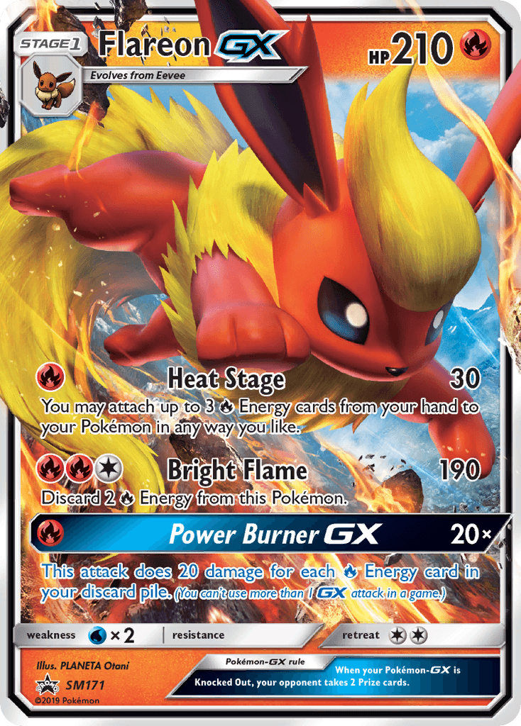 Flareon-GX SM Black Star Promos card