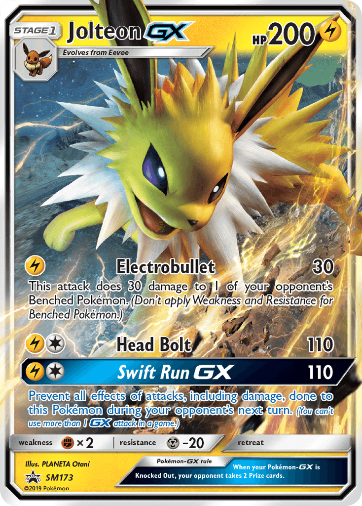 Jolteon-GX SM Black Star Promos card
