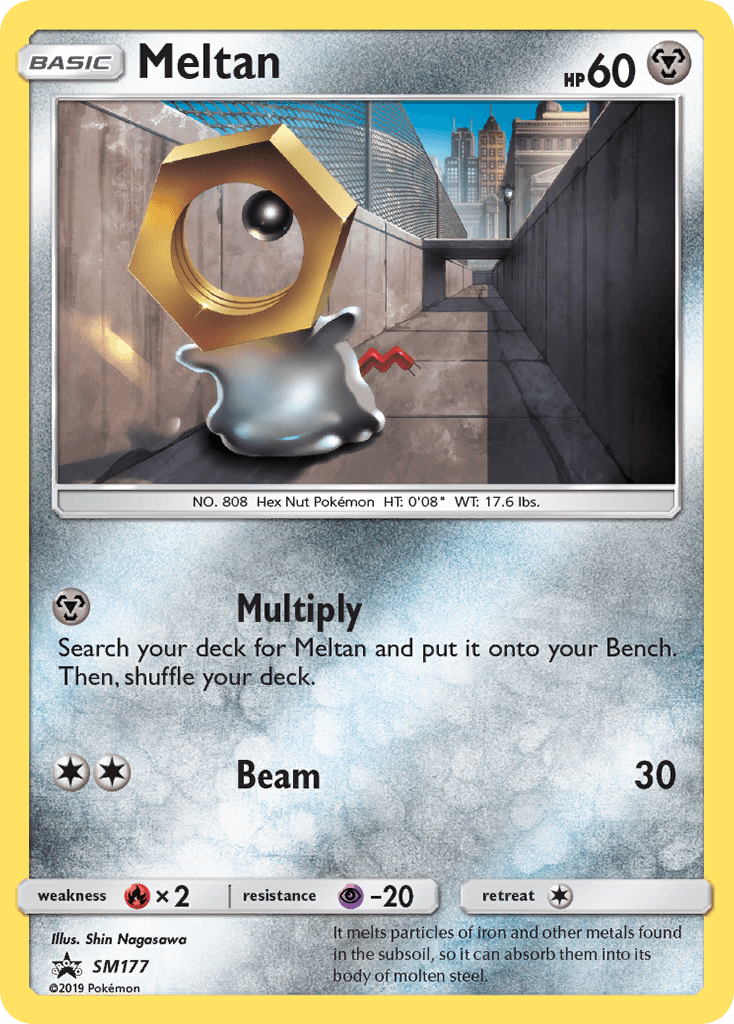 Meltan SM Black Star Promos card