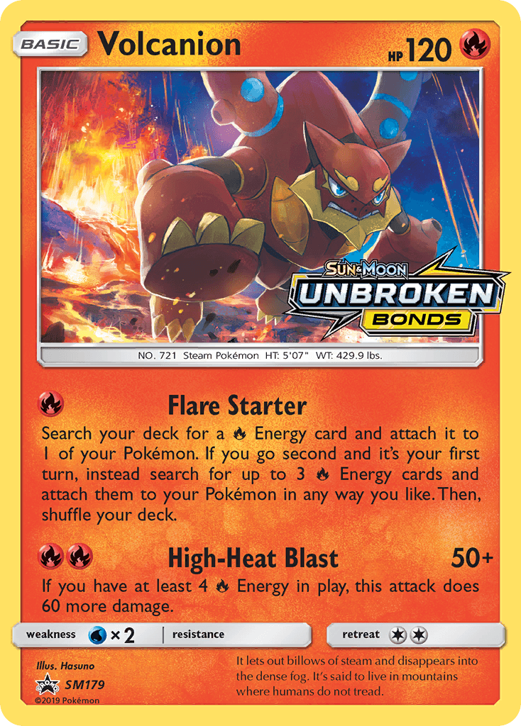 Volcanion SM Black Star Promos card