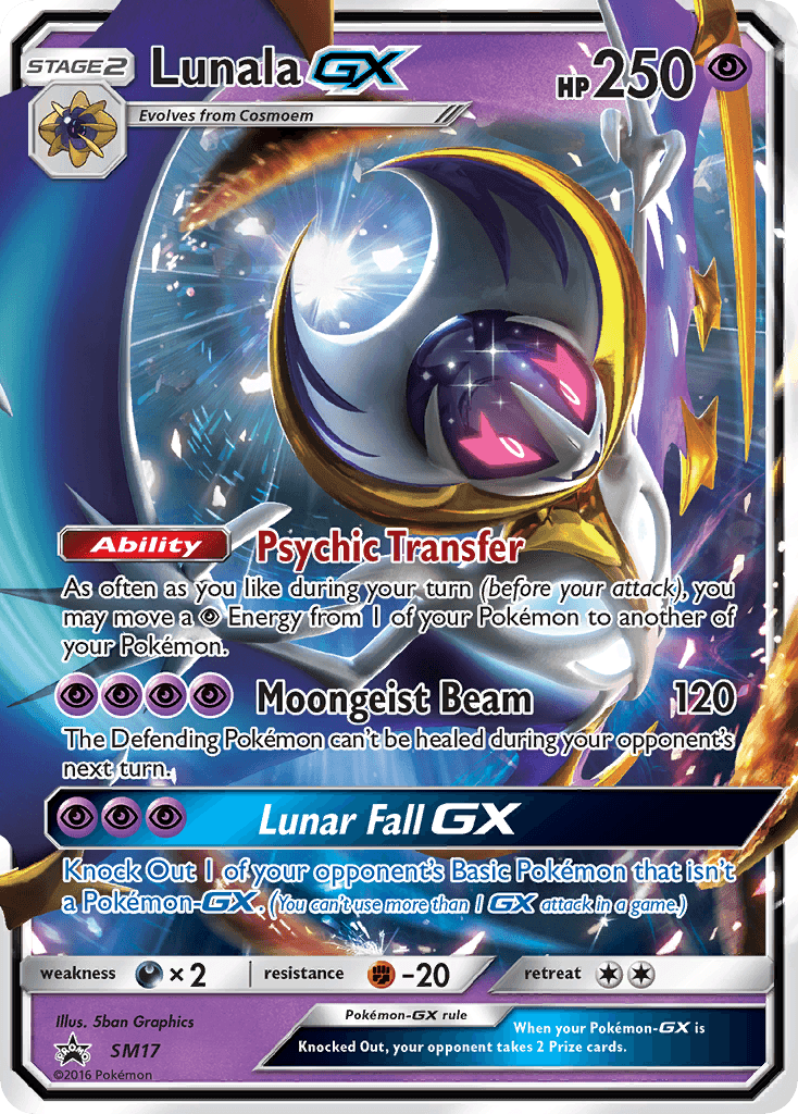 Lunala-GX SM Black Star Promos card